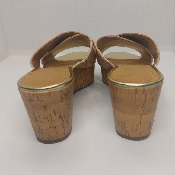 Sam & Libby Platform Slide On Sandals Women's Size 6.5 - Picture 5 of 14